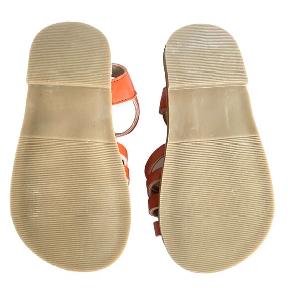 KIDERENCE Size 8 Toddler Girls Sandals Open Toe Shoes Straps Kids Brown - Picture 6 of 8